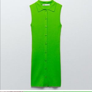 Zara green dress